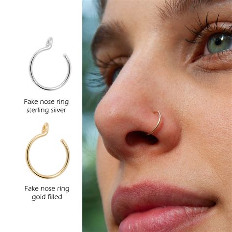 artificial nose studs without piercing.